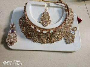 diamond jewellery necklace set