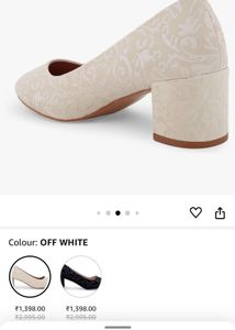 Beautiful Strong Lino Perros Off White Heels