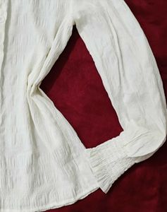 Victorian-style lace Shirt with a Peter Pan Collar