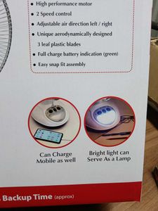 New Persona Solar DC Fan