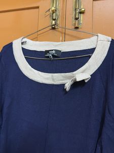 Blue Wollen Top