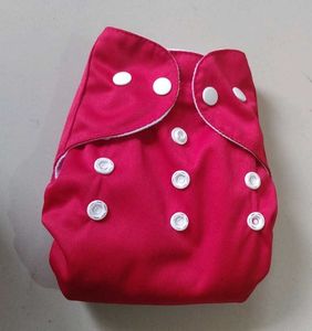 Red Cloth Diaper