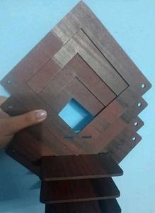 Set of 4 Diamond Wall Shelves