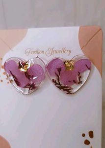 Blue Flower Rasian Studes earings