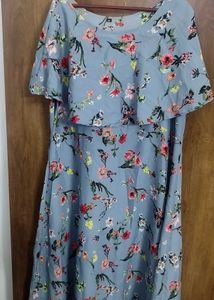 Floral Print Midi Dress