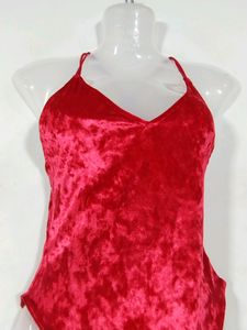 H&amp;M Red Velvet Western Top (Women)