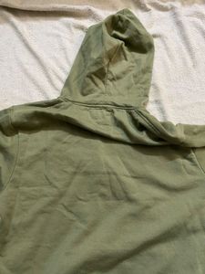 Olive Green Pullover Hoodie – M Size
