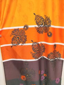 Vibrant Orange 🧡 Kurta