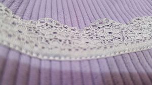 H&amp;M Lilac Lace Trim Cami Top