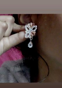 ✨Sparkling Floral Drop Earrings😻💋