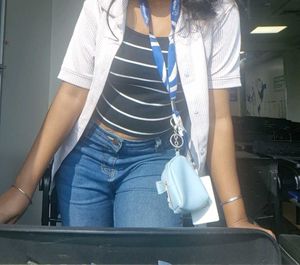 pink and white shirt(unisex)