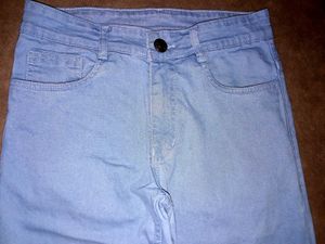 Light Wash Blue Denim Jean's Men