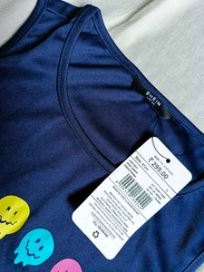 Fun Graphic Print Crop Top