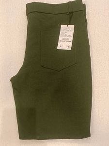 COMBRAIDED Men’s Regular Fit Trousers - Olive Gree