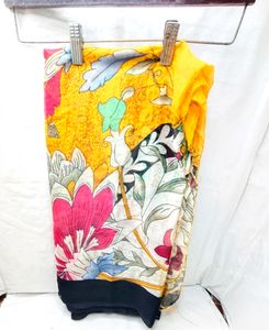 Silk Blend Flower Print Dupatta 06