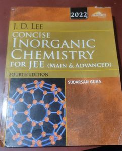 JD Lee Inorganic Chemistry For Jee Mains, Advanced