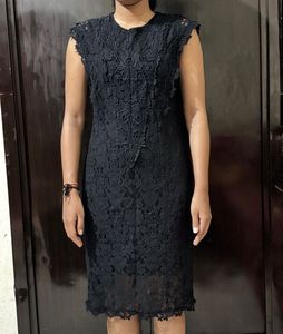 Black Net Dress