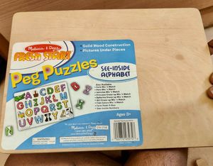 Melissa Dough Wooden Alphabet Board