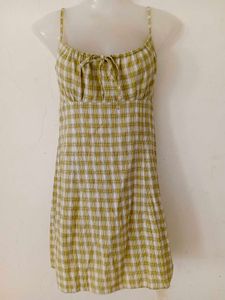 CUTE CHECKED DRESS