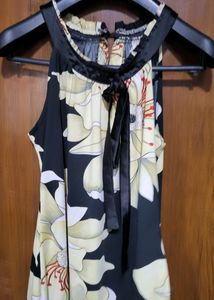 Halterneck Floral Top