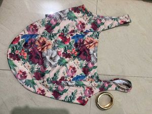 Floral Corset Top