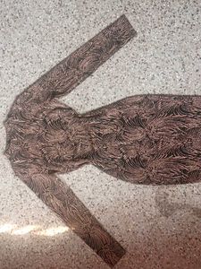 Black Bodycon Dress With Gold Detailing