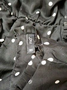 Chic Polka Dot Ruffle Dress