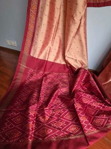Pure Silk Ikat Saree Sari