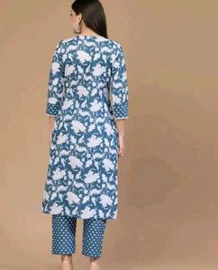 Floral Print Kurta Set