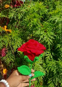 Crochet Valentine Large Rose 🌹❤️