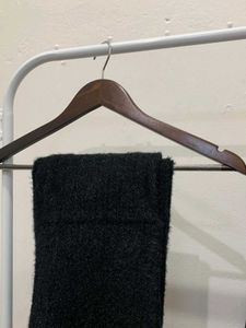 Black Fuzzy skirt