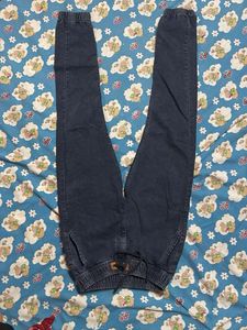 Denim Jogger Pants