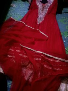 Red Gown For 16 ,17 Years Old Girl