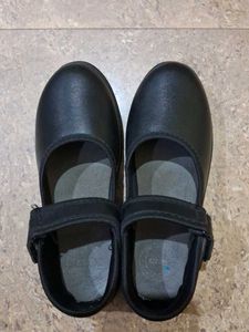 Girls Black School Shoes