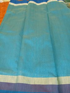 Elegant Teal Saree with blouse