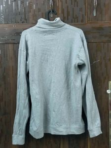 Gray Turtleneck Sweater