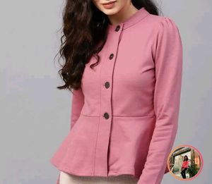 Pink Peplum Jacket
