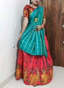 Lahnga With Blouse