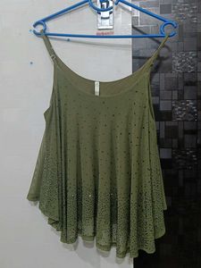 Olive Green Top