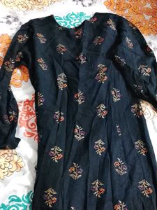 Floral Print Black Tunic