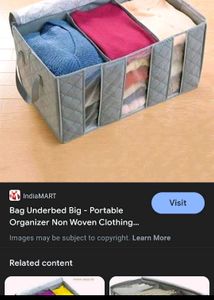 Storage  Box With 3 Compartments