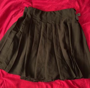Pleated Mini Skirt
