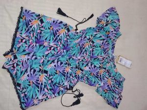Tropical Print Playsuit