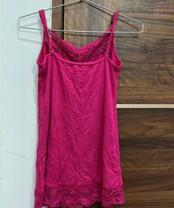 Pink Lace Cami