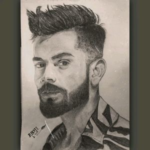 Selling A Sketch Of Virat Kohli