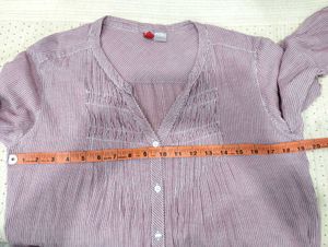 H&amp;M Striped Button-Down Top