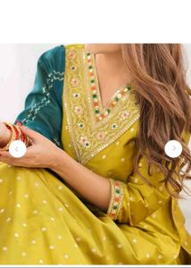 Elegant Mustard Kurta