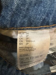 h&amp;m denim high waisted light washed shorts