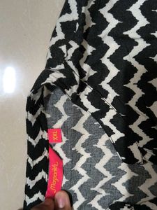 Morpankh Stylish Chevron Print Kurta
