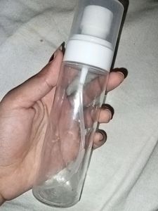 Empty Bottle Of Plum Rose Water